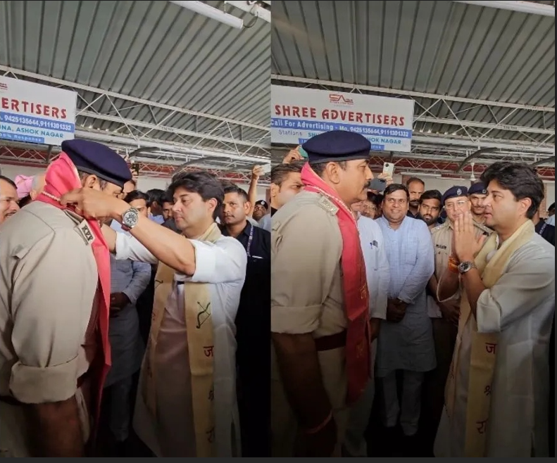 RPF ASI वीरेंद्र तिवारी को मिला सम्मान, ज्योतिरादित्य सिंधिया ने की बहादुरी की तारीफ